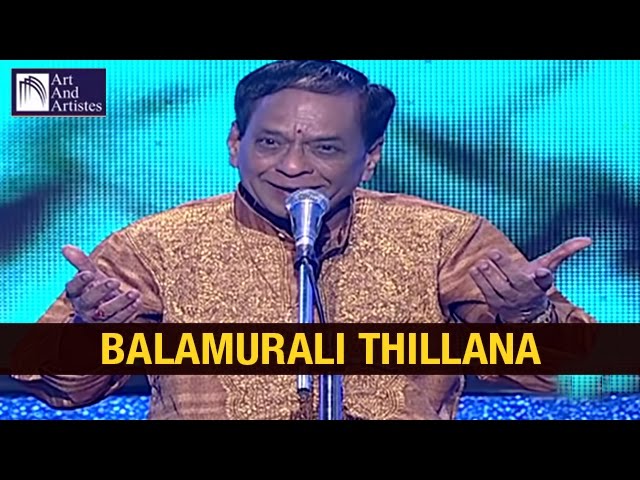 Ver Thillana by Dr Mangalampalli Balamuralikrishna | Raag Brindavani | Carnatic Classical en YouTube Ver Thillana by Dr Mangalampalli Balamuralikrishna | Raag Brindavani | Carnatic Classical en YouTube