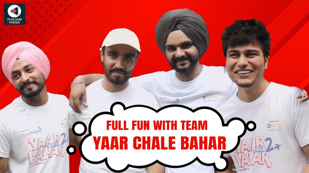 Funniest Interview with Rabby Tiwana and Full Starcast of Yaar Chale Bahar | New Punjabi Web Series