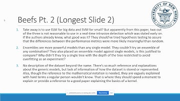 Paper Review: Performance comparison of SVM, random forest, and ELM for intrusion detection