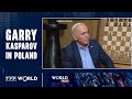 Chess grandmaster and russian dissident garri kasparov in poland  garry kasparov