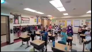 Mrs. Pudlo’s class- Pledge of Allegiance