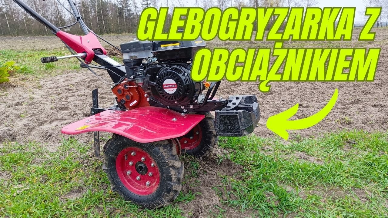 Obciążnik do glebogryzarki. Uprawa przed wiosennym siewem