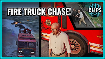 JAMES RANDAL FIRE TRUCK CHASE WITH THE POLICE! HAS TO SAVE OSVALDO!