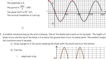 MCT4C Unit 5 Trig Functions Test Review Answers