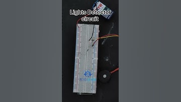 Light Sensor Circuit on breadboard | DIY