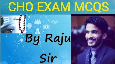 COMMUNITY HEALTH OFFICER (CHO) EXAM MCQS SOLVED BY RAJU SIR #RAJUSIR #CHO #COMMUNITY_HEALTH_OFFICER