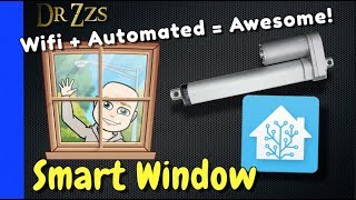 Motorized Window Opening!  Save $$ using less AC! Smart Home | Home Assistant