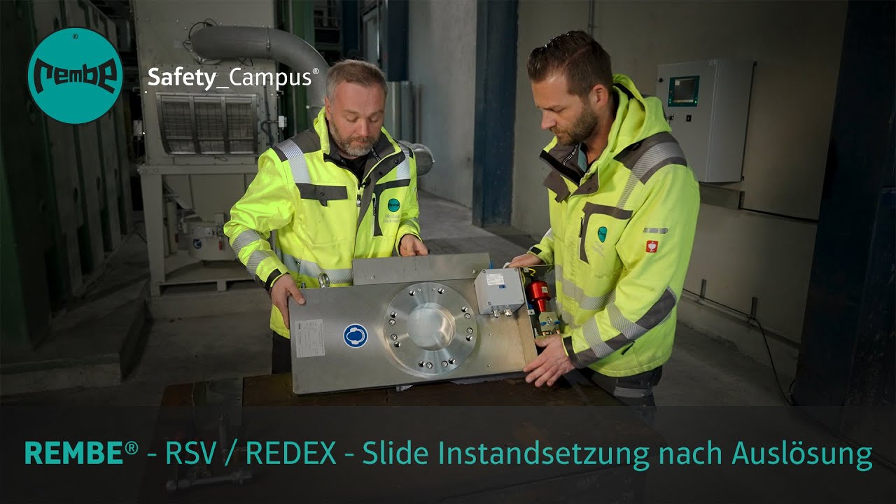REMBE® Safety_Campus - unboxed - RSV/REDEX Slide Instandsetzung nach Auslösung