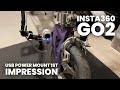 Insta360 GO2用USB POWER MOUNT到着！