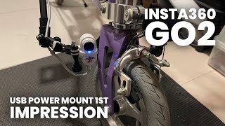 Insta360 GO2用USB POWER MOUNT到着！