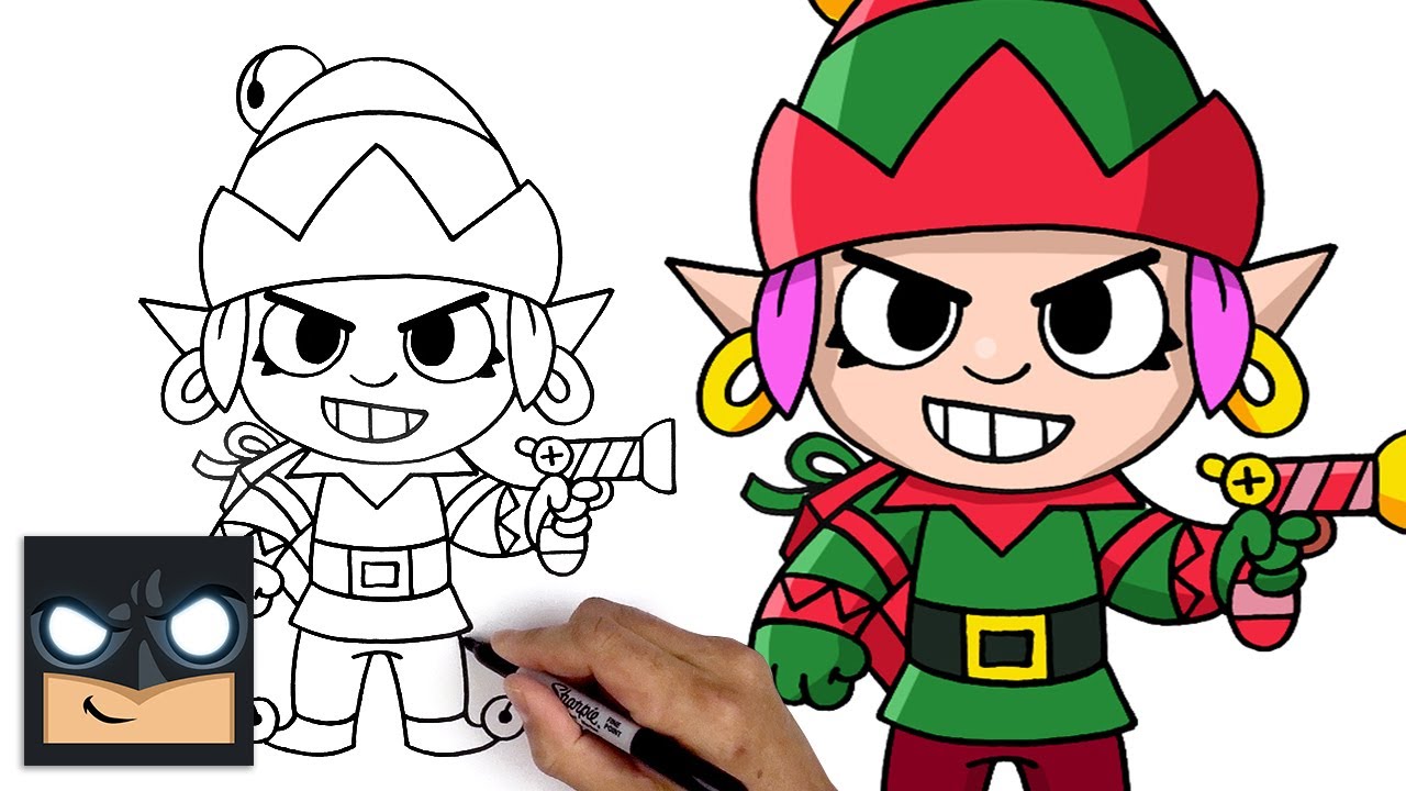 How To Draw Cony Max Brawl Stars Youtube - cartooning 4 kids brawl stars playlist