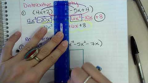 Multiplying Polynomials Note Video