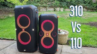 JBL Partybox 310 vs 110 - Sound Comparison