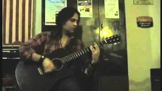 jean paul agnesod & fender acoustic guitar - chitarra acustica