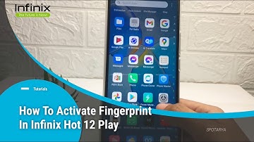 How To Add Fingerprint To Infinix Hot 12 Play | Set Up Screen Lock