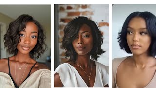 Bob Hairstyles For Black Women | Layered Bob Hairstyles | 2024