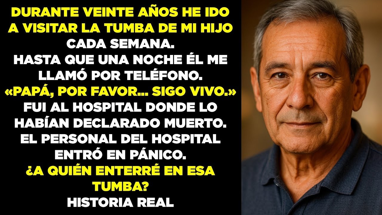 Mi hijo, al que enterré hace 20 años, llamó a las 3 AM. Preguntó: “Papá, ¿dónde estoy?” Yo...