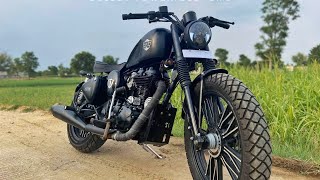 Royal Enfield Modifications |classic 350 into Harley |Bike Modifications|Bullet Tower sikar