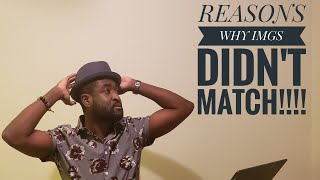 Top 5 reasons imgs don't match into residency!!!