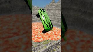 Cars vs Giant Lava Pit – BeamNG.drive #beamng #shorts #beamngdrive #car #usa #viral #gaming #crash