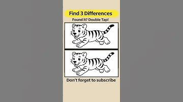 Find the 3 Differences #spotthedifference  #puzzlechallenge #quiz #findthedifference