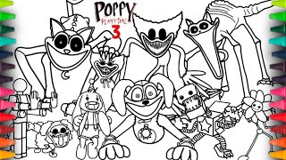 Poppy Playtime Chapter 3 Coloring Pages / How to Color New BOSSES and MONSTERS