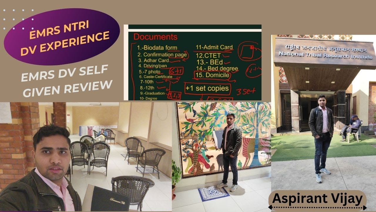 💥EMRS DV Experience 😍NTRI Delhi Documents for Dv !! 