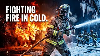 House Fire Spreads Fast Volunteers Fight Back in Freezing Cold