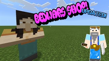 How to make an *UPDATED* BedWars Shop Using Commands and NPCSs!