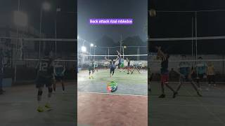 back attack mbledos dari rizal, adik dari wilda siti nurhaliza #volleyball #volley