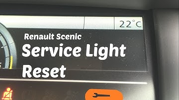 How To Reset Mk3 Renault Scenic or Megane Service Light