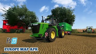 Farming simulator 23 Europe Map 75+ Mod  Download Apk  Fs 23 new map by ultra black gaming 242 views 2 days ago 8 minutes, 29 seconds