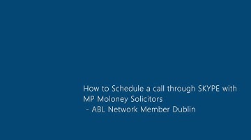 How to Schedule a Skype call