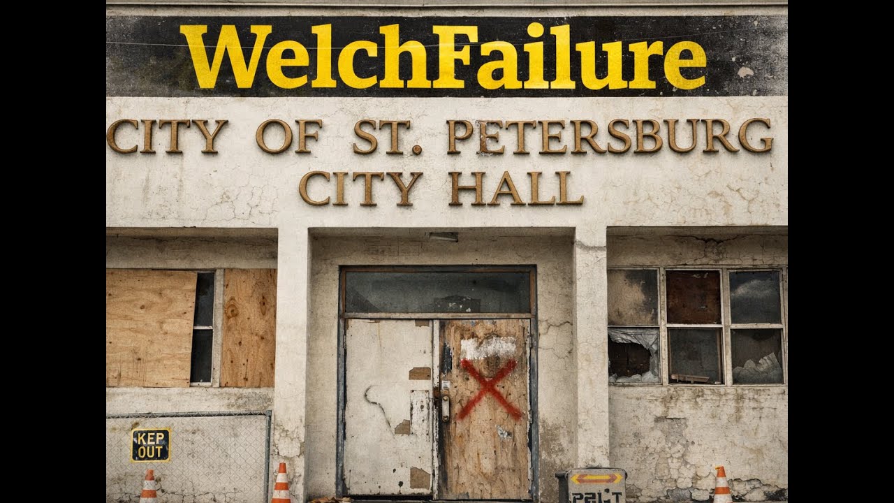 🚨 NO NEW CITY BUILDING. NO BACKUP PLAN.Mayor Ken Welch ripped up a deal to build a new City Hal.