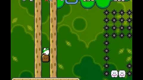 Super mario world custom level: kaizo forest