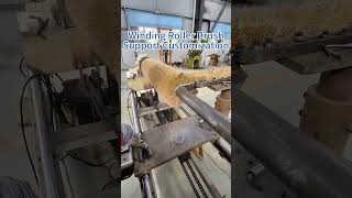 Winding Spiral Strip Brush Roll:Everything you need to know for steel cylinder. #factory #polishing
