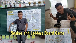 Snakes and Ladders Board Game Teacher Michael TV #teacher #reading #writing #math screenshot 5