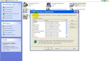 How to Create DSN for Oracle in Windows XP | DSN Path Setting