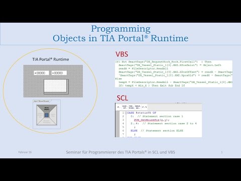 TIA Portal in Runtime programmieren und Objekte mit der Maus bewegen Teil_06