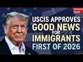 US Immigration Update January 2026 | Green Card, Work Permit & Visa Processing Good News