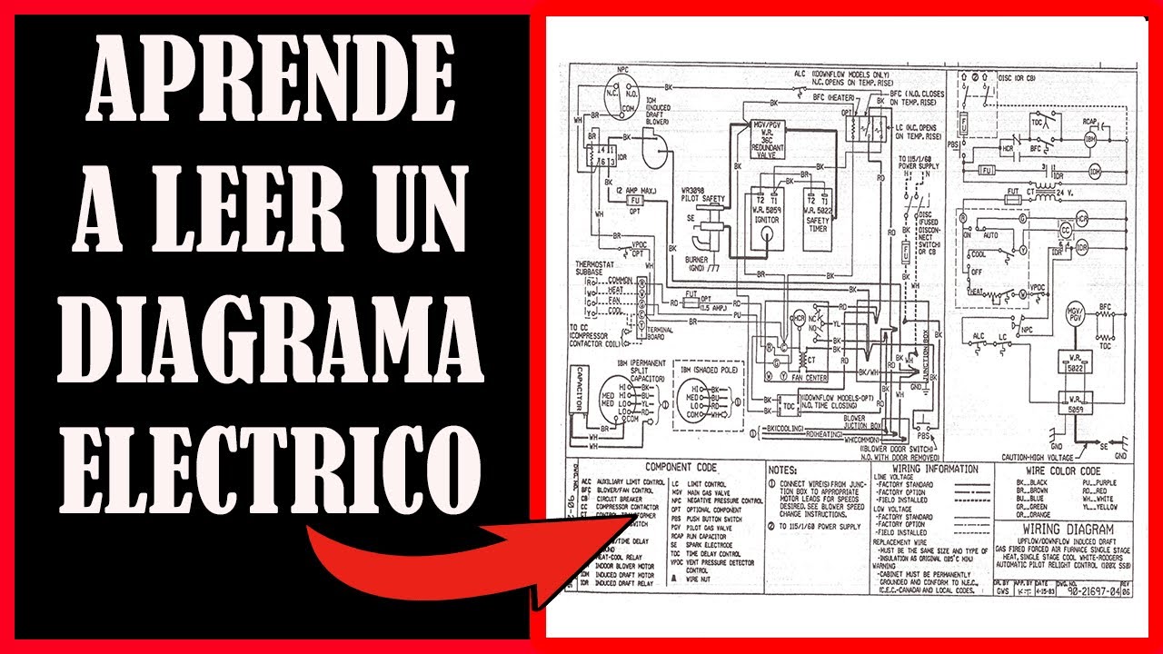 Cómo leer un diagrama eléctrico - YouTube