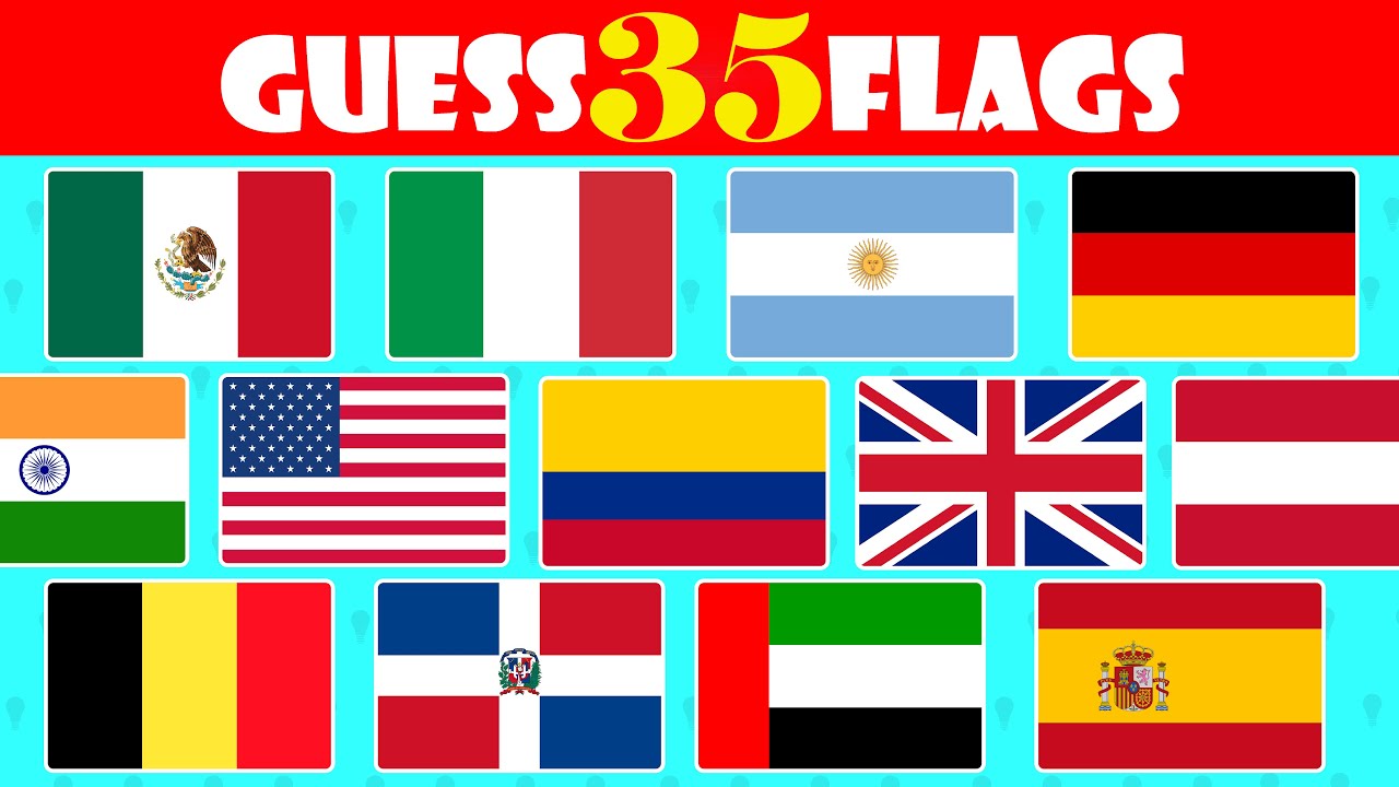 Flag Quiz 🌍| 35 Confusing Flags Challenge 🚩 | Can You Spot the Right ...