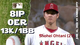 Shohei Ohtani 大谷 翔平 career-high 13K game | June 22, 2022 | MLB highlights