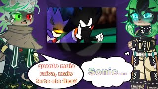 🌀Os vilões de Sonic reagindo à luta de Dark Sonic vs metalix  2/2 🟢 [(CG/SEGG)]