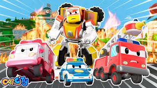 MUD emergency! The cars are stuck! Help, Rescue Team!🚨 Robot Car Rescue Cartoons | Robofuse