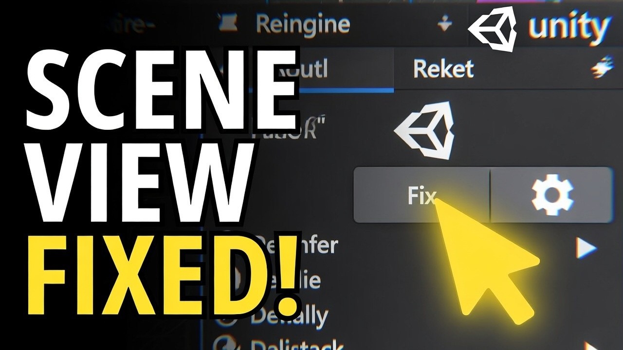 How to fix Unity Scene View camera zoomed out and resetting view - YouTube
