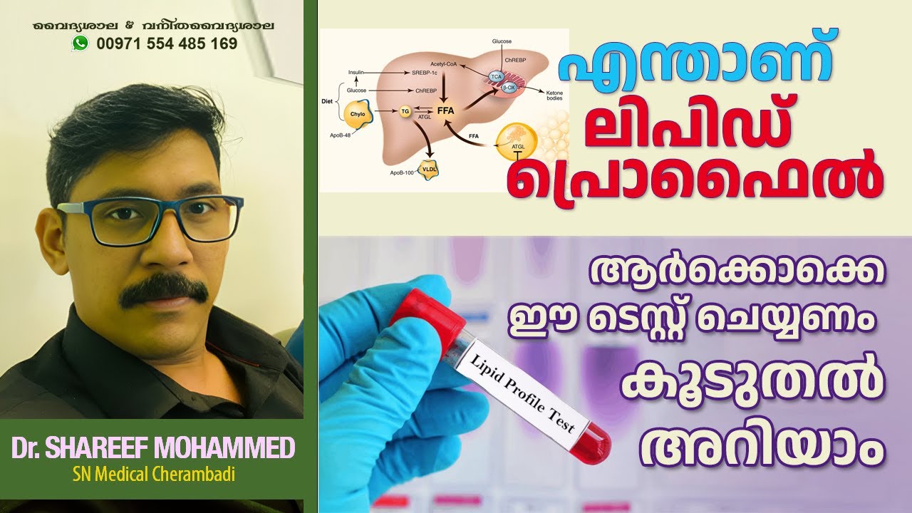 What is Lipid Profile Test?  എന്താണ് ലിപിഡ് പ്രൊഫൈൽ ടെസ്റ്റ് | Shareef