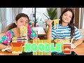 Masal and Öykü Funny Kitchen play Eating noodle Video for Kids Toys Family Fun