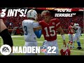 Madden 22 Career Mode: 3 Interceptions vs Patrick Mahomes!