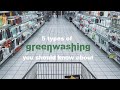 5 TYPES OF GREENWASHING // reacting to greenwashing ads and products